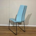 2X Montis Ivy Eetkamerstoelen - Blauw - Leder - Design thumbnail 11