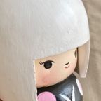 Grote Geschilderd Japanse Momiji Doll ~21Cm thumbnail 3