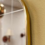 Vintage Wandspiegel Spiegel Mirror Messing Goud thumbnail 6
