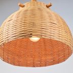 Vintage Rotan Hanglamp Scandinavisch ’60 Boho Japandi Riet thumbnail 7