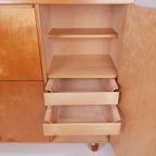 Vintage Pastoe Dressoir Cb01 | Cees Braakman 1954 | Highboard Buffetkast | Volledig Gerestaureerd thumbnail 12