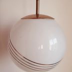 Vintage Bollamp Wit | Vintage Schoollamp | Lakro Lamp thumbnail 5