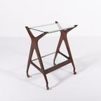 Italian Mid-Century Modern Sculptural Side Table/Serving Cart, 1960’S thumbnail 2