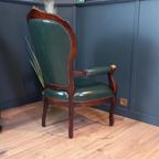 Antieke Chesterfield Dames Armfauteuil thumbnail 5