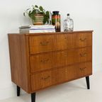 Scandinavisch Vintage Teak Fineren Ladekast Hafjell thumbnail 6