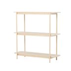 Nuku Open Kast 120cm - Licht Eiken thumbnail 5