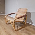 Yamakawa Rattan - Rotan Stoel - Bruin - Lounge Chair- Design thumbnail 3