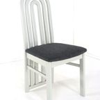 Set 4 Vintage Eighties Stoelen 'Meern' Nieuwe Bekleding thumbnail 2