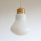 Glass Lightbulb Shaped Pendant Lamp thumbnail 3