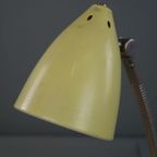 Gele Metalen Vintage Jaren 60 Design Lamp/ Bureaulamp thumbnail 7