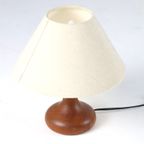 Vintage Heukerath Massief Teak Lamp thumbnail 5