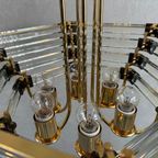 Vintage Bakalowits & Sohne Black/gold Hexagon Chandelier thumbnail 10