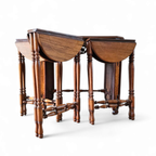 Art Deco / Nesting Table 3 X / Attributed To Maison Franck / Inlaid Tortoiseshell Top / 1920 thumbnail 17