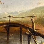 Landschap "Meisje Op De Brug". thumbnail 4