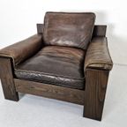 Brutalist Lounger Harry De Groot Voor Leolux thumbnail 5
