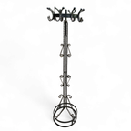 Free Standing / Wrought Iron / Coat Rack 1960s thumbnail 9