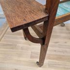 Antieke Theetafel Wijntafel Trolley Artdeco Art Nouveau thumbnail 10
