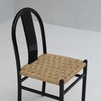 Set Black Chairs With Rotan Seating thumbnail 6