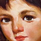 Philippe Marie Picard (1915-1997). Portrait Of A Girl. thumbnail 4