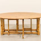 1970’s Scandinavian Modern Pine Gateleg Table thumbnail 11