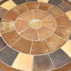 Vintage Deens Design Brutalist Salontafel, Tue Poulsen, Rond thumbnail 7