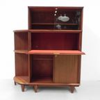 Vintage Vitrine, Secretaire Kast, Mahonie thumbnail 17