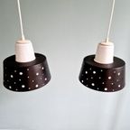 Duo Scandinavische Opaline Hangers, Jaar 60 thumbnail 7