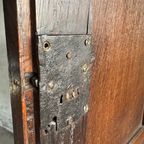 Antique Carved Wood Cabinet thumbnail 6