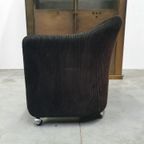 Vintage Eugenio Gerli Tecno "142" Fauteuils, Jaren 60, Italië Mobiel Corduroy thumbnail 2