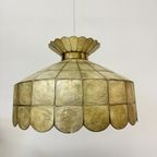 Vintage Mother Of Pearl Hanging Lamp 1970S thumbnail 7