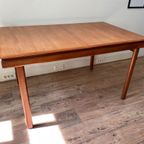 Eettafel | Teak | Jaren 60 | Verlengbaar thumbnail 7