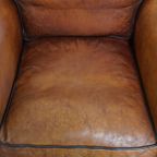 Set Van 2 Schapenleren Armchairs In Engelse Stijl Met Een Unieke Vormgeving En Mooie Kleuren thumbnail 7