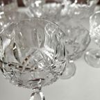 Set Van Negen Loodkristallen Champagne Coupes thumbnail 4