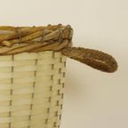 Vintage Mand Met Riet En Touw thumbnail 6