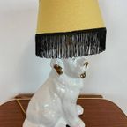 Vintage Tafellamp Van Keramieken Labrador thumbnail 6