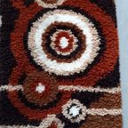 70's Spaceage Wollen Wandkleed Vintage Wandkleedje Smyrna thumbnail 3