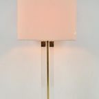 Vintage Plexiglas Tafellamp Messing Regency Lucite Brass ´70 thumbnail 4