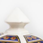 Japanse Porseleinen Dekselvaas Polychroom Decor thumbnail 3
