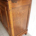 Prachtige 19de Eeuwse Dressoir In Eik thumbnail 4
