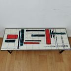 Vintage Tegeltafel, Salontafel, Mid Century Salontafel 05 thumbnail 14