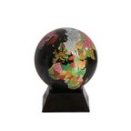 Vintage Skulptuur Prachtige Globe En Sokkel Van Zwart Graniet. thumbnail 2