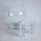 Punch Bowl By Erkkitapio Siiroinen For Riihimaen Lasi, Finland 1970S thumbnail 7