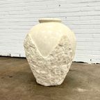 Grote Vintage Mactan Steen Tessellated Vloer Vaas thumbnail 7
