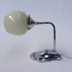 Art Deco Bureaulamp Met Verstelbare Kap thumbnail 6