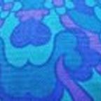 Vintage Kussen Blauw 45/45Cm thumbnail 3