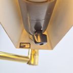 Vintage George Hansen Metalarte Vloerlamp Messing ‘60 Goud thumbnail 16