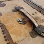 1930S Garderobe Stoomkoffer Van Hartmann – Geitenleren Kist thumbnail 5