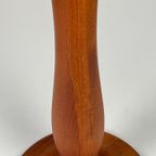 Vintage Massief Teakhouten Plantenstandaard / Zuil Of Piedestal. Denemarken 1960'S thumbnail 10