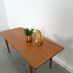 Teak Fineer Salontafel Vintage thumbnail 4