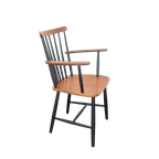 Danish Design -teakhouten Stoel – Billund Traevarefabrik, Jaren 60 - (mg38) thumbnail 2